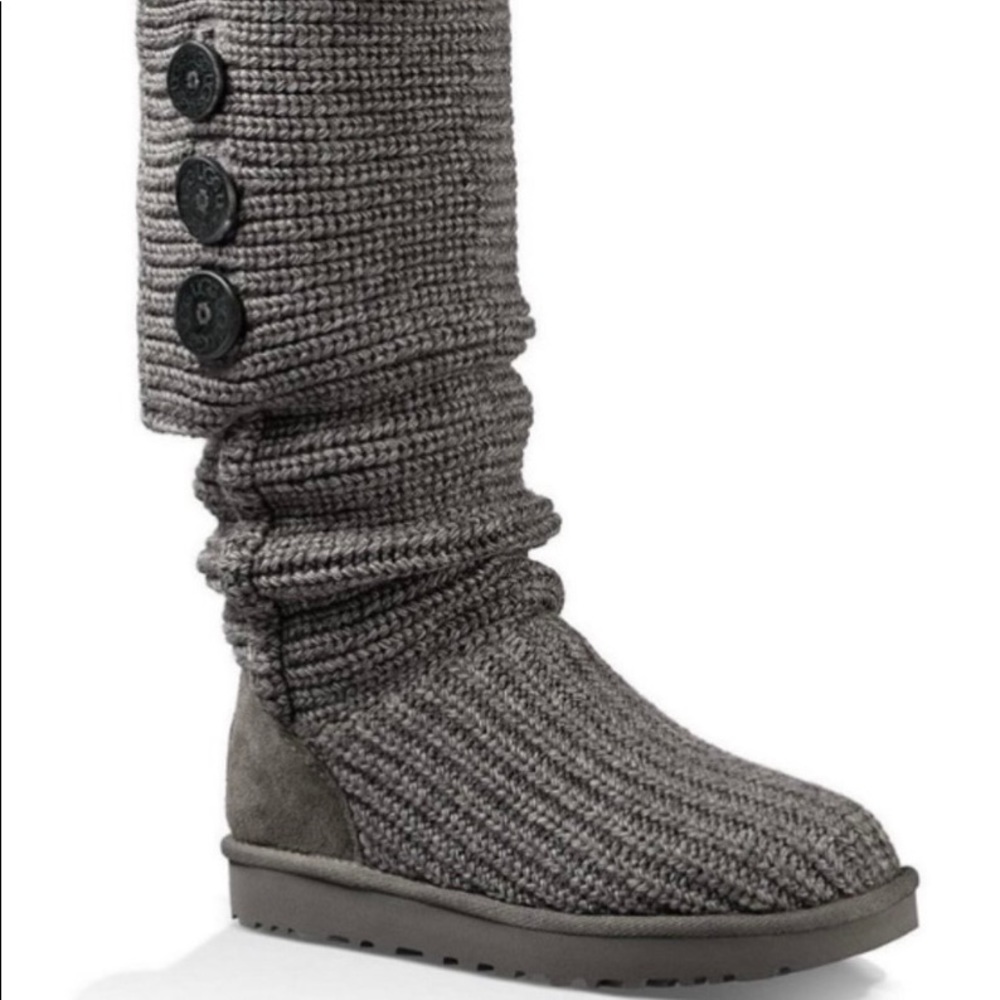 Ugg’s Classic Cardy Knit Boots